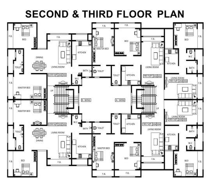 Second & Third Floor